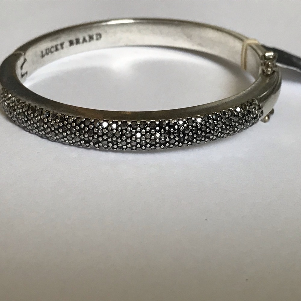 Lucky Brand Silver marcasite bangle